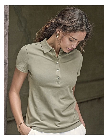 TEE-145-Womens Luxury Stretch Polo 2